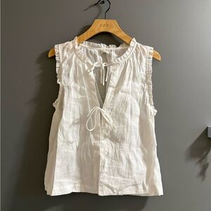 Wilfred Cream Carnaby Linen Blouse